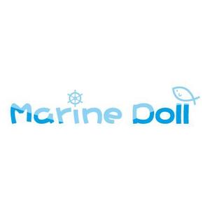 teppei (teppei-miyamoto)さんの水色と白を基調とした内装・海がコンセプトのコンカフェ「Marine Doll」のロゴ及びロゴマークへの提案