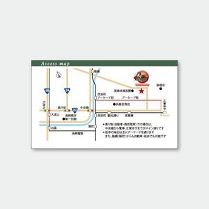 トランプス (toshimori)さんの「ロゴテーター有り」表・名刺作成、裏面・地図作成依頼への提案