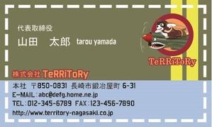 toshiyuki_2684さんの「ロゴテーター有り」表・名刺作成、裏面・地図作成依頼への提案