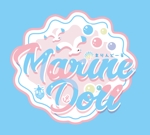 tenmo (tenmo)さんの水色と白を基調とした内装・海がコンセプトのコンカフェ「Marine Doll」のロゴ及びロゴマークへの提案
