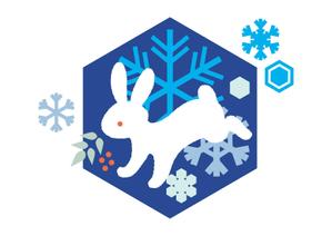 にらぐて (niragute)さんの年賀状用の卯(うさぎ)のイラストへの提案