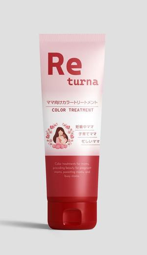 tenmo ()さんの新商品ママ向けカラートリートメントのパッケージデザイン、プロダクトデザインへの提案