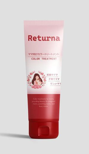 tenmo ()さんの新商品ママ向けカラートリートメントのパッケージデザイン、プロダクトデザインへの提案