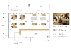 家具インテリアコーディネート (M-Nishimoto)さんの引退競走馬を眺めながらくつろげるYogiboヴェルサイユリゾートファームのカフェ内装デザインへの提案