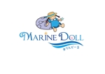 グラフィックデザイン「道」 (michiya_w)さんの水色と白を基調とした内装・海がコンセプトのコンカフェ「Marine Doll」のロゴ及びロゴマークへの提案