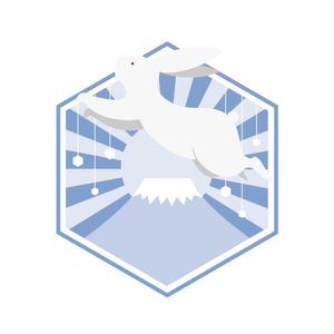 平林由衣 (hrbys_y)さんの年賀状用の卯(うさぎ)のイラストへの提案