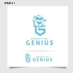 O-tani (sorachienakayoshi)さんのBAR「member's bar GENIUS」ロゴへの提案