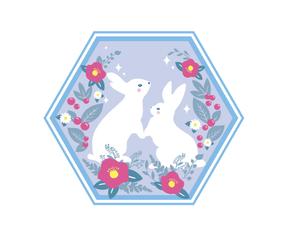 たかしま あやこ (ayako_takashima)さんの年賀状用の卯(うさぎ)のイラストへの提案