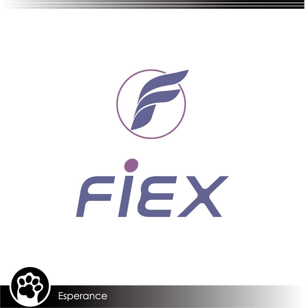新規立ち上げ会社　FiEX のロゴ