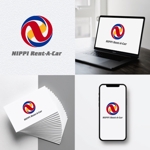 m_flag (matsuyama_hata)さんのフィリピンの運転手付レンタカーサービス「NIPPI」のロゴへの提案