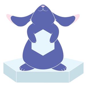 RabbitGarden (rabbit_bell)さんの年賀状用の卯(うさぎ)のイラストへの提案