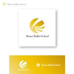 m_flag (matsuyama_hata)さんのバレエ教室「Reina Ballet School」のロゴへの提案