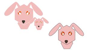 市原 稔也 (haniwa-hana)さんの年賀状用の卯(うさぎ)のイラストへの提案