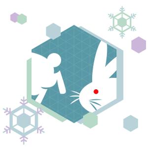tamatsune (tamatsune)さんの年賀状用の卯(うさぎ)のイラストへの提案