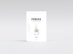 Tsudy Graphic Studio (Tsudy-Studio)さんの新形状の日本茶商品「ＰｏｎＣｈａ」（抹茶）ポンチャのパッケージデザインへの提案