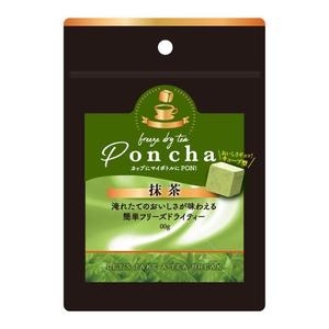 82910001 (82910001)さんの新形状の日本茶商品「ＰｏｎＣｈａ」（抹茶）ポンチャのパッケージデザインへの提案