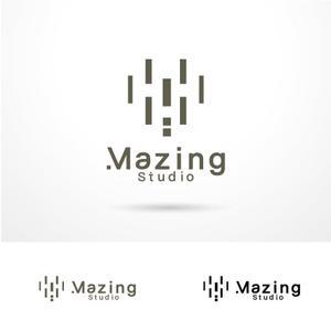 O-tani (sorachienakayoshi)さんの明治神宮前、表参道エリアにある音楽スタジオ「Mazing」のロゴへの提案