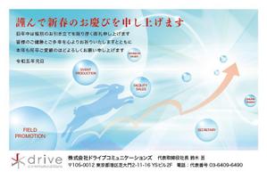 駿 (syuninu)さんのビジネス用年賀状の裏面デザインへの提案