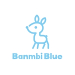 kids (kids)さんの子供向けアパレルショップ「Banbi Blue」のロゴ作成への提案