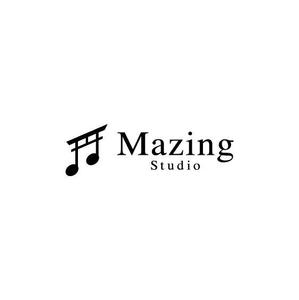 Thunder Gate design (kinryuzan)さんの明治神宮前、表参道エリアにある音楽スタジオ「Mazing」のロゴへの提案
