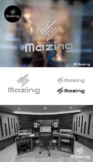 キサキ (fuji80)さんの明治神宮前、表参道エリアにある音楽スタジオ「Mazing」のロゴへの提案