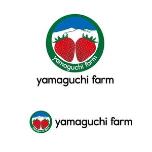 j-design (j-design)さんの山口いちご園「yamaguchi farm」のロゴ作成依頼への提案