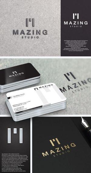 take5-design (take5-design)さんの明治神宮前、表参道エリアにある音楽スタジオ「Mazing」のロゴへの提案