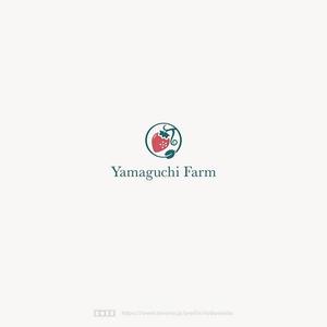  nobuworks (nobuworks)さんの山口いちご園「yamaguchi farm」のロゴ作成依頼への提案