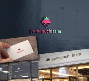 RYUNOHIGE (yamamoto19761029)さんの山口いちご園「yamaguchi farm」のロゴ作成依頼への提案