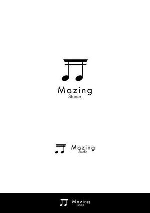 ヘブンイラストレーションズ (heavenillust)さんの明治神宮前、表参道エリアにある音楽スタジオ「Mazing」のロゴへの提案