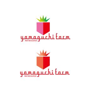 Hagemin (24tara)さんの山口いちご園「yamaguchi farm」のロゴ作成依頼への提案