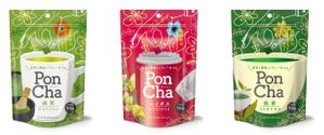 S O B A N I graphica (csr5460)さんの新形状の日本茶商品「ＰｏｎＣｈａ」（抹茶）ポンチャのパッケージデザインへの提案