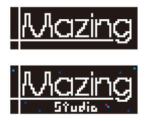 田中義和 (felixmoon)さんの明治神宮前、表参道エリアにある音楽スタジオ「Mazing」のロゴへの提案