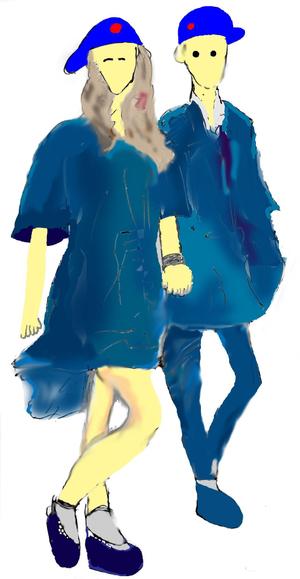 アーティストたけし (bluepics-24_)さんのストリートスナップサイトのスタッフ募集要項用イラストマンガの作成への提案