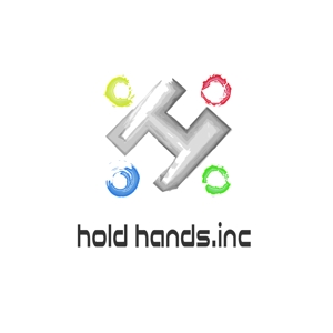 ANCS (AncLlc)さんのみんなで共に手を取りあって邁進していく会社ホールドハンズのロゴマークへの提案