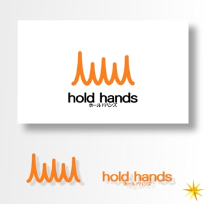 shyo (shyo)さんのみんなで共に手を取りあって邁進していく会社ホールドハンズのロゴマークへの提案