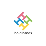 tetsuya_design (canvar)さんのみんなで共に手を取りあって邁進していく会社ホールドハンズのロゴマークへの提案