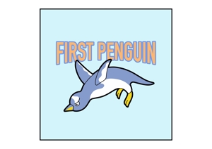 TS Design (twisoudes)さんのSNS用アカウント「ファーストペンギン」のロゴ制作への提案