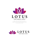 s m d s (smds)さんのトータルビューティーサロン『Lotus』のロゴへの提案