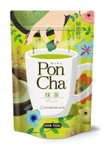 S O B A N I graphica (csr5460)さんの新形状の日本茶商品「ＰｏｎＣｈａ」（抹茶）ポンチャのパッケージデザインへの提案