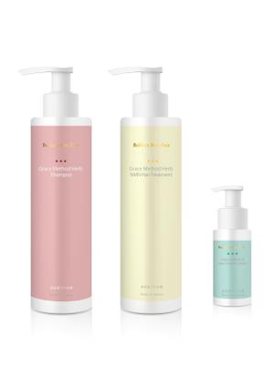 チームTake32です。 (Take32)さんのヘアケア化粧品ラベルシールのデザインへの提案