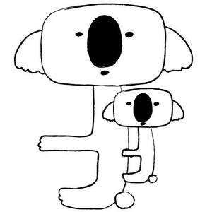 safraさんのコアラのゲームキャラクターデザインへの提案