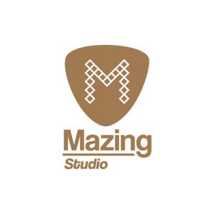 greenseed-design (uchimura01)さんの明治神宮前、表参道エリアにある音楽スタジオ「Mazing」のロゴへの提案