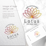G.design (gentarou112)さんのトータルビューティーサロン『Lotus』のロゴへの提案