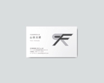 N design  (flamingo_design)さんの建設会社「FRF」のロゴを使った名刺デザインへの提案