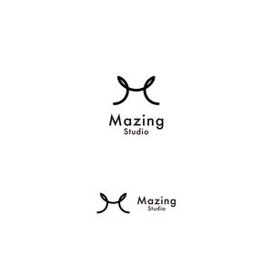 途理tori. (toritoritori3)さんの明治神宮前、表参道エリアにある音楽スタジオ「Mazing」のロゴへの提案