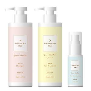 RAMUNE DESIGN STUDIO (ramune33)さんのヘアケア化粧品ラベルシールのデザインへの提案