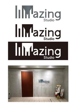 北澤勝司 (maido_oo_kini)さんの明治神宮前、表参道エリアにある音楽スタジオ「Mazing」のロゴへの提案