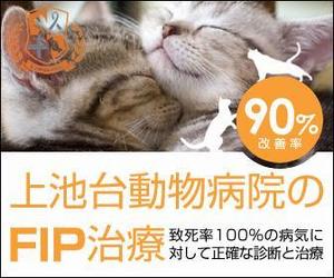 team John and Kz (hinatafuka)さんの動物病院のサイトで使用する　FIP治療のバナーへの提案