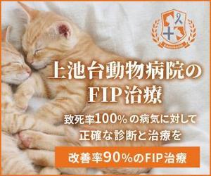 Ra (Ra__)さんの動物病院のサイトで使用する　FIP治療のバナーへの提案